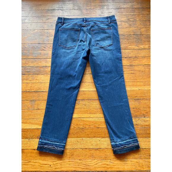 WHITE HOUSE | BLACK MARKET 'The Slim Ankle' Jeans sz 12 - Picture 8 of 13